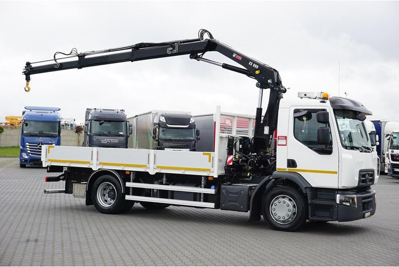 Renault PREMIUM / D16 / ACC / SKRZYNIOWY + HDS / HIAB 099 E - 2 HIDUO - Грузовик бортовой/ Платформа, Автоманипулятор: фото 4 Renault PREMIUM / D16 / ACC / SKRZYNIOWY + HDS / HIAB 099 E - 2 HIDUO - Грузовик бортовой/ Платформа, Автоманипулятор: фото 4