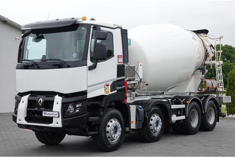 Renault T 460 / 8X4 / BETONOMIESZARKA / GRUSZKA 9M3 / IMER / ALUFELGI / - Автобетоносмеситель: фото 2 Renault T 460 / 8X4 / BETONOMIESZARKA / GRUSZKA 9M3 / IMER / ALUFELGI / - Автобетоносмеситель: фото 2