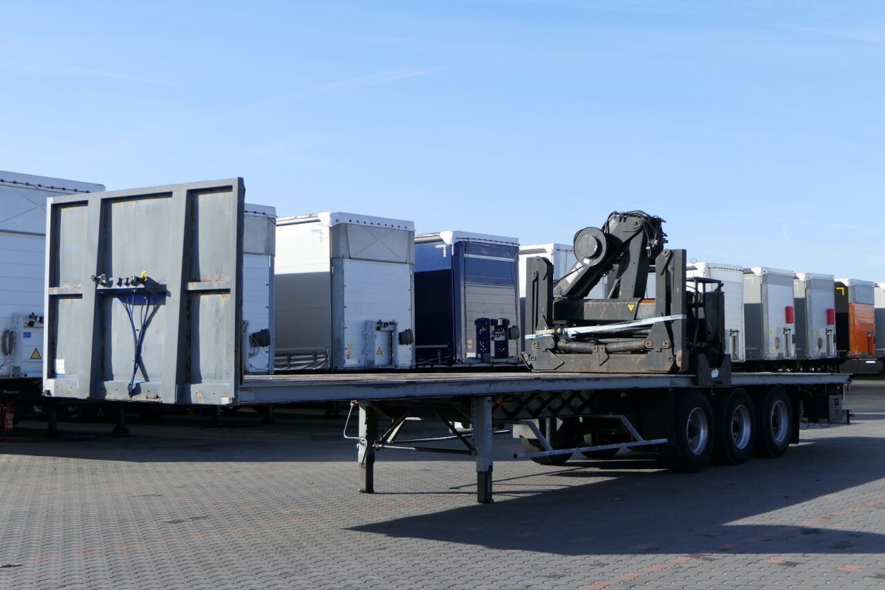 Samro NACZEPA PLATFORMA + HDS HIAB R 150 / DO BUDOWLANKI / PODŁOGA SZY - Полуприцеп бортовой/ Платформа: фото 1 Samro NACZEPA PLATFORMA + HDS HIAB R 150 / DO BUDOWLANKI / PODŁOGA SZY - Полуприцеп бортовой/ Платформа: фото 1