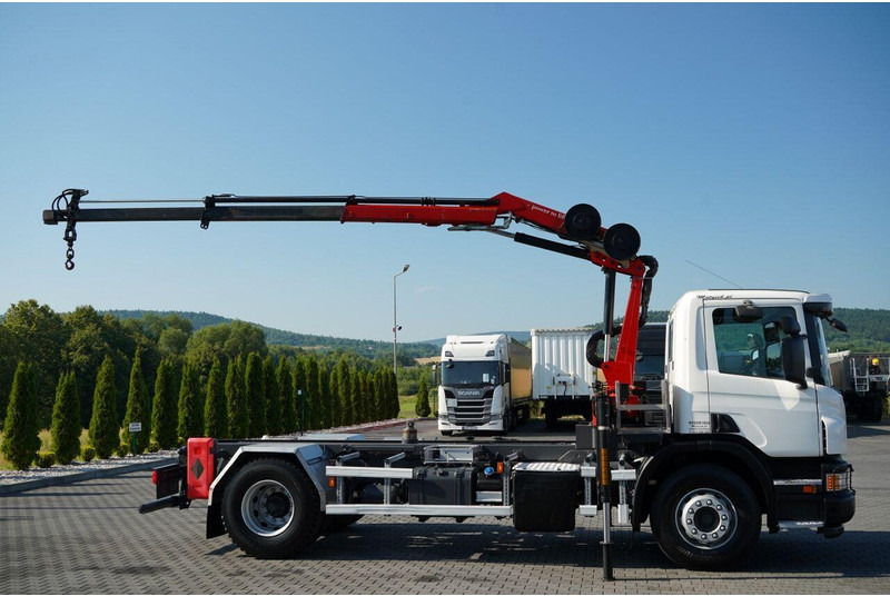 Scania P 280 / 4X2 / SIŁOWNIK DO WYWROTU / + HDS HMF 635 / UDŹWIG 1 500 - Самосвал: фото 5 Scania P 280 / 4X2 / SIŁOWNIK DO WYWROTU / + HDS HMF 635 / UDŹWIG 1 500 - Самосвал: фото 5