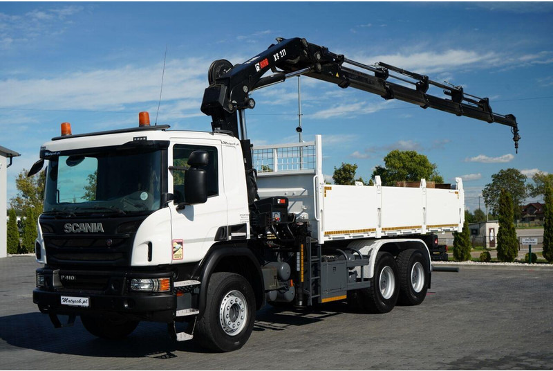 Scania P 410 / 6x4 / WYWROTKA - 6 M + HDS HIAB XS 211 / STEROWANIE RADI - Самосвал, Автоманипулятор: фото 5 Scania P 410 / 6x4 / WYWROTKA - 6 M + HDS HIAB XS 211 / STEROWANIE RADI - Самосвал, Автоманипулятор: фото 5