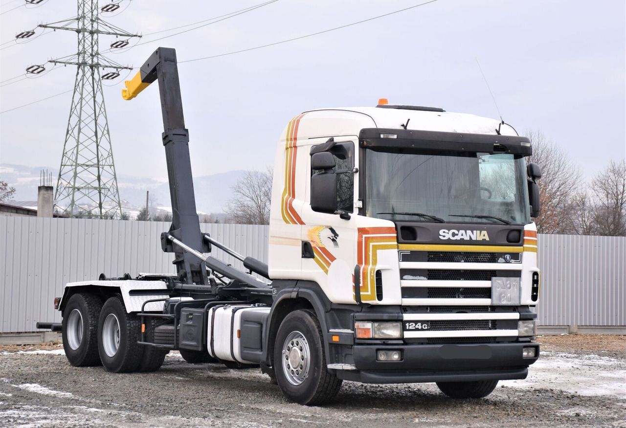 Scania R124 470 Abrollkipper * 6x2 * Motor Problem - Крюковой мультилифт: фото 1 Scania R124 470 Abrollkipper * 6x2 * Motor Problem - Крюковой мультилифт: фото 1
