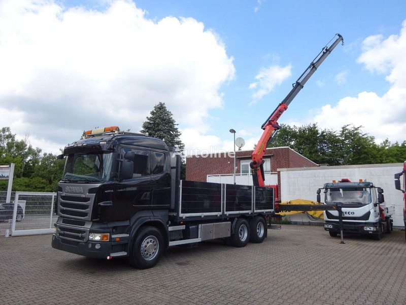 Scania R620 V8 - Flatbed+crane - Грузовик бортовой/ Платформа, Автоманипулятор: фото 4 Scania R620 V8 - Flatbed+crane - Грузовик бортовой/ Платформа, Автоманипулятор: фото 4