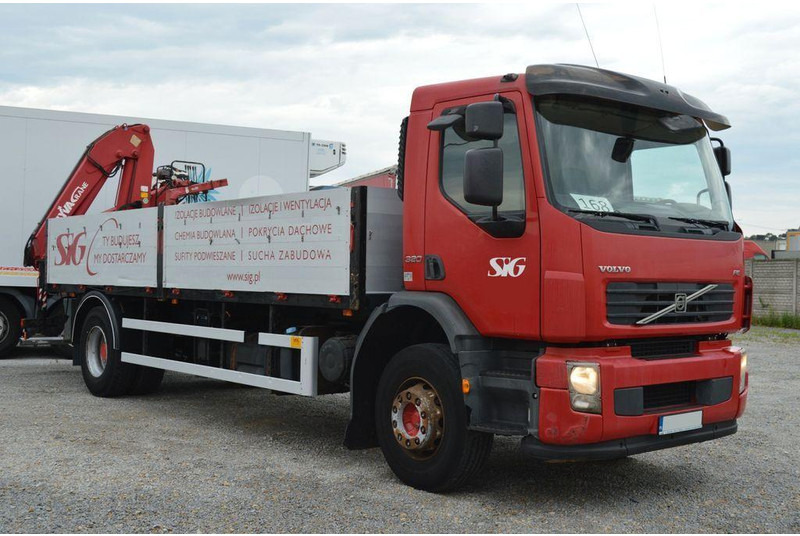 Volvo FE 18.280 - Грузовик бортовой/ Платформа, Автоманипулятор: фото 2 Volvo FE 18.280 - Грузовик бортовой/ Платформа, Автоманипулятор: фото 2