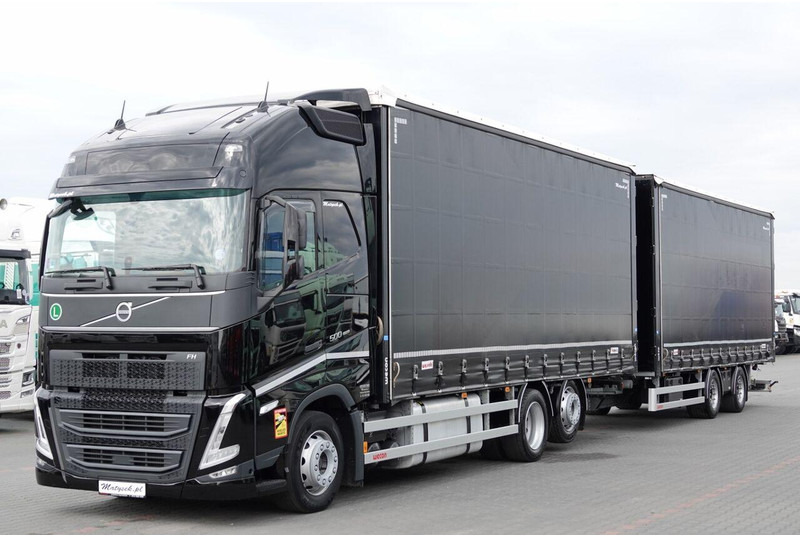 Volvo FH 500 / I-SAVE / XL / ZESTAW TANDEM PRZEJAZDOWY 120 M3 / 2023 / - Тентованный грузовик: фото 3 Volvo FH 500 / I-SAVE / XL / ZESTAW TANDEM PRZEJAZDOWY 120 M3 / 2023 / - Тентованный грузовик: фото 3