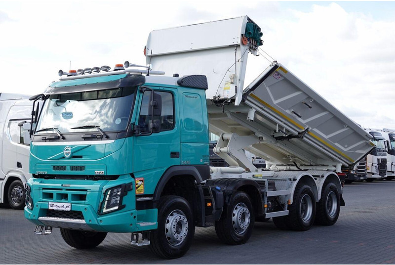 Volvo FMX 500 / 8x4 / HYDROBURTA / BORDMATIC / 2016 ROK / EURO 6 / PO - Самосвал: фото 1 Volvo FMX 500 / 8x4 / HYDROBURTA / BORDMATIC / 2016 ROK / EURO 6 / PO - Самосвал: фото 1