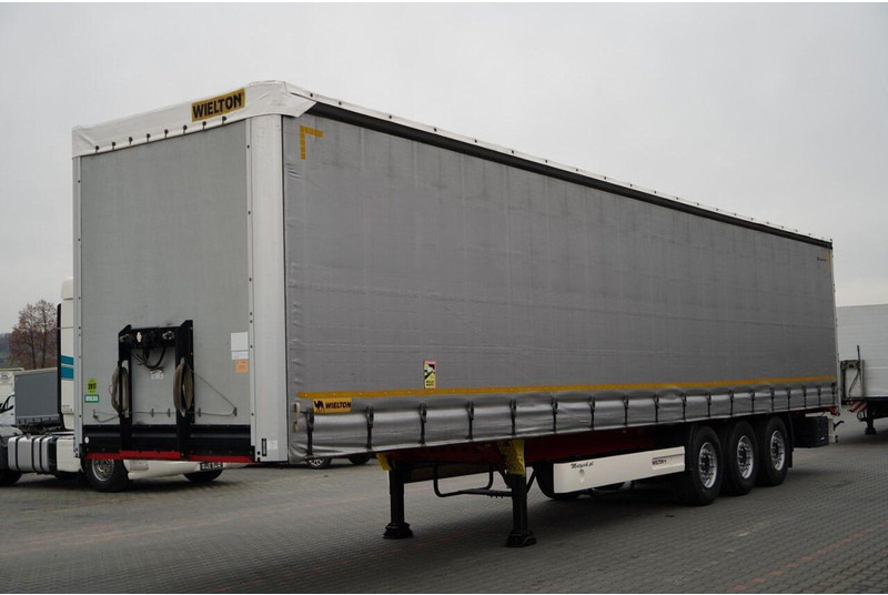 Wielton FIRANKA STANDARD / MULDA DO STALI - 9 M / OŚ PODNOSZONA / SAF / - Тентованный полуприцеп: фото 1 Wielton FIRANKA STANDARD / MULDA DO STALI - 9 M / OŚ PODNOSZONA / SAF / - Тентованный полуприцеп: фото 1