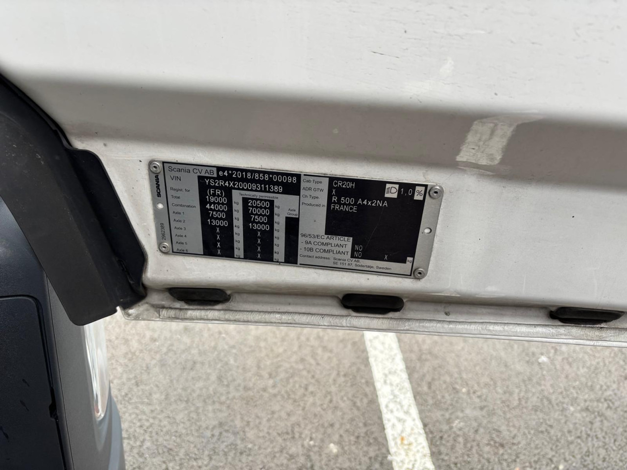 SCANIA R 500 A4x2NA - Тягач: фото 5 SCANIA R 500 A4x2NA - Тягач: фото 5