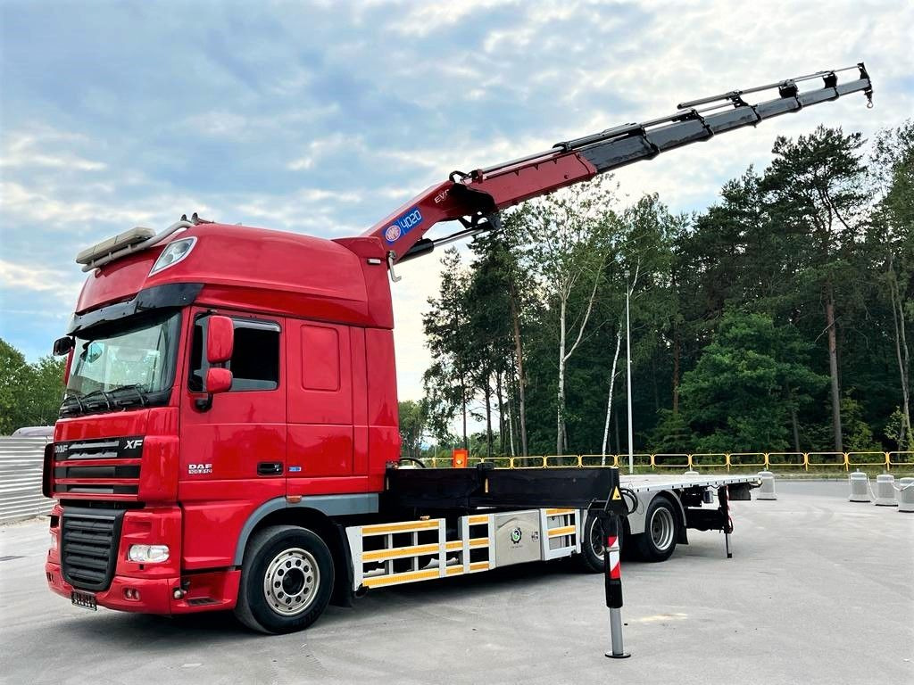 DAF XF 105 6x2 HMF 4020 EURO 5 KRAN CRANE . - Автоманипулятор: фото 1 DAF XF 105 6x2 HMF 4020 EURO 5 KRAN CRANE . - Автоманипулятор: фото 1