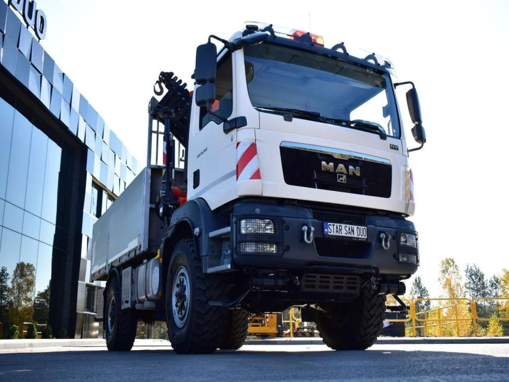 Автоманипулятор, Грузовик бортовой/ Платформа MAN  TGM 18.340 4x4 PALFINGER PK 18002 CRANE WINCH MAN  TGM 18.340 4x4 PALFINGER PK 18002 CRANE WINCH: фото 8