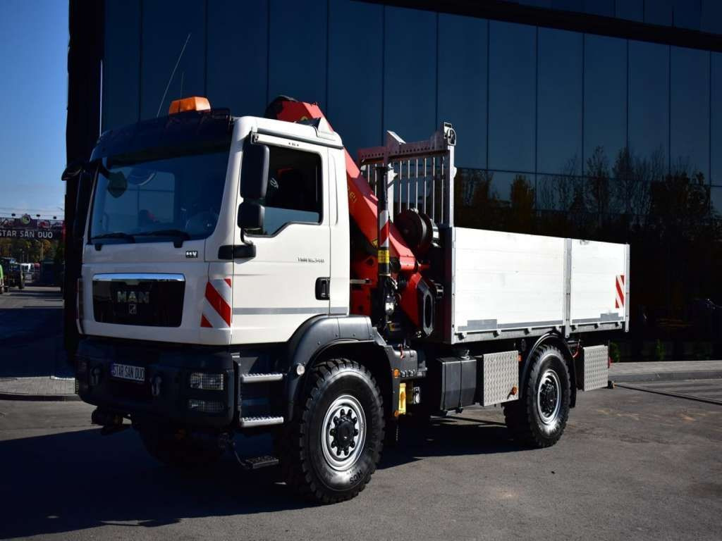 Автоманипулятор, Грузовик бортовой/ Платформа MAN  TGM 18.340 4x4 PALFINGER PK 18002 CRANE WINCH MAN  TGM 18.340 4x4 PALFINGER PK 18002 CRANE WINCH: фото 9