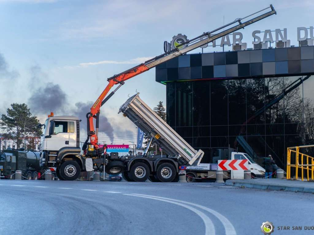 Автоманипулятор MAN  TGS 26.360 6x6 PALFINGER PK 18001 EH Crane Kipe: фото 12