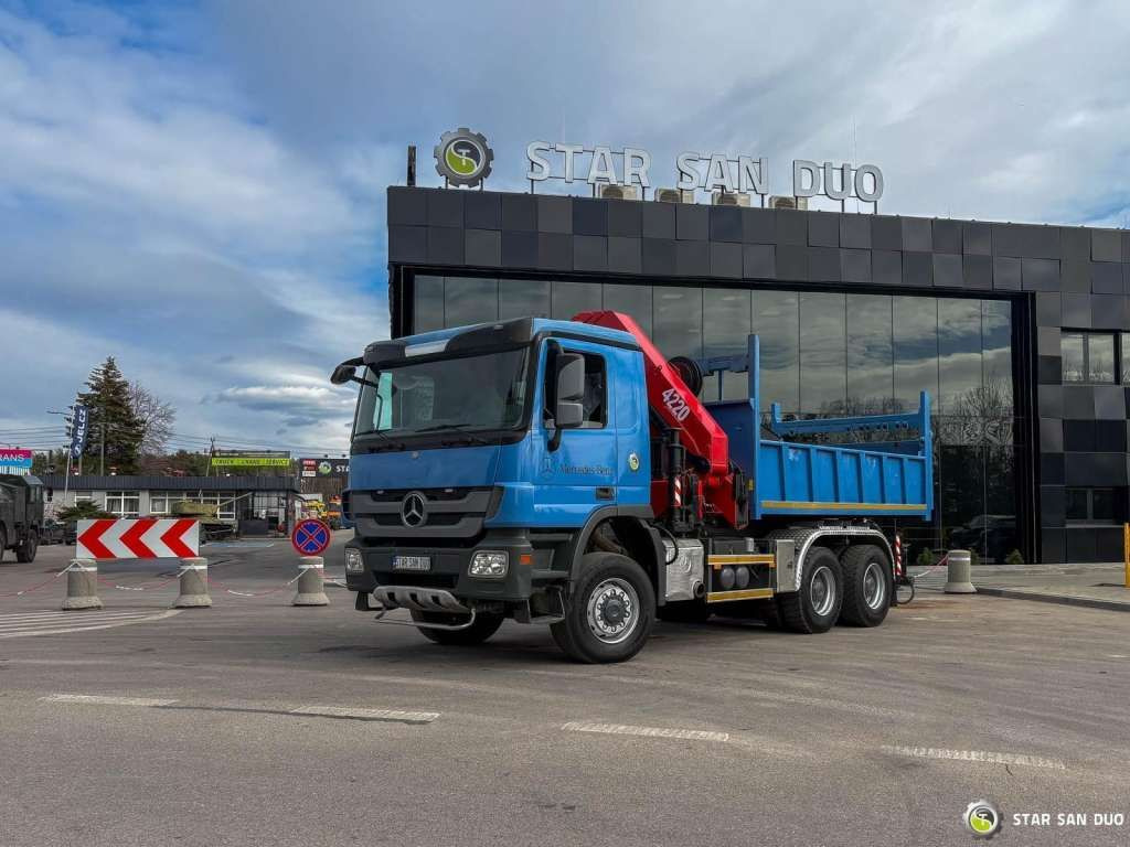 Новый Автоманипулятор Mercedes-Benz ACTROS 3341 6x6 HMF 4220 K4 CRANE KIPPER: фото 11 Новый Автоманипулятор Mercedes-Benz ACTROS 3341 6x6 HMF 4220 K4 CRANE KIPPER: фото 11