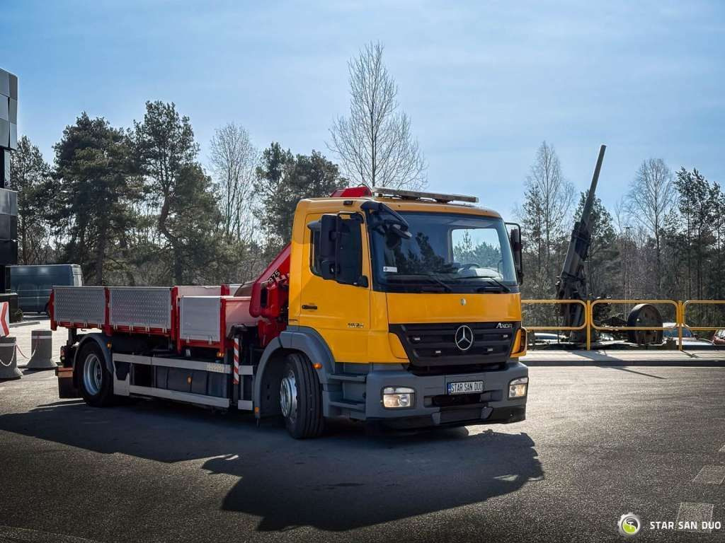 Автоманипулятор Mercedes-Benz  AXOR 1824 4x2 HMF 975 HDS Crane  Rotator Kipper: фото 12