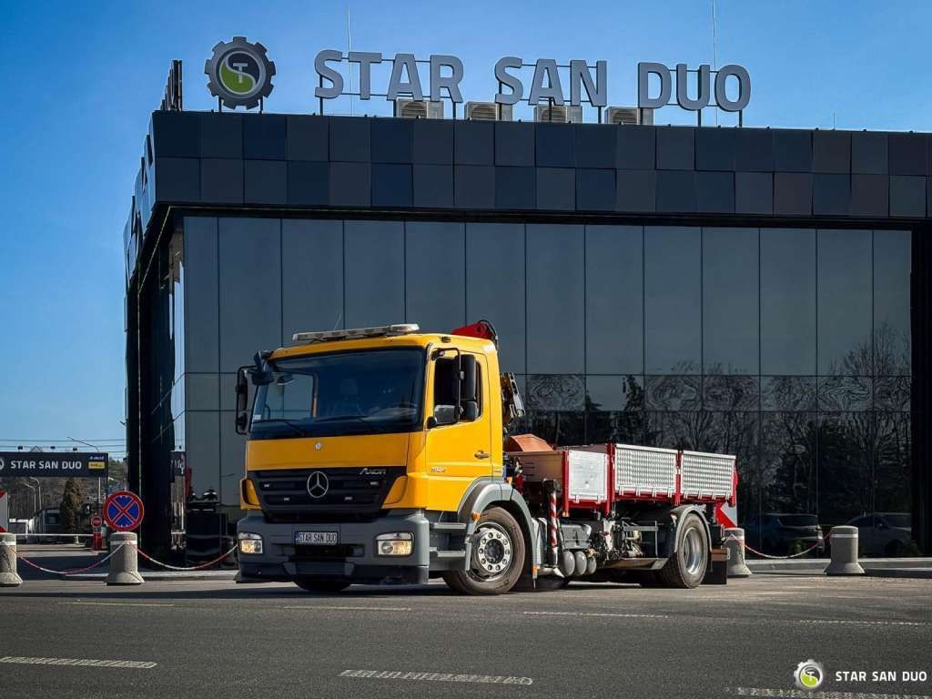 Автоманипулятор Mercedes-Benz  AXOR 1824 4x2 HMF 975 HDS Crane  Rotator Kipper: фото 10
