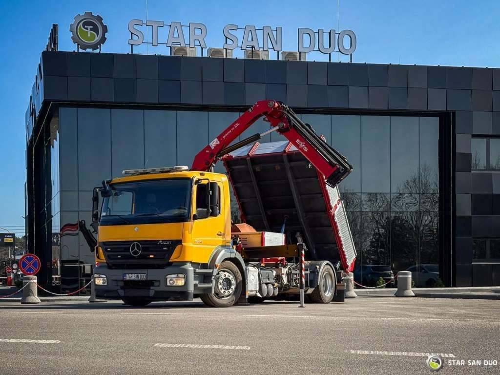 Автоманипулятор Mercedes-Benz  AXOR 1824 4x2 HMF 975 HDS Crane  Rotator Kipper: фото 6