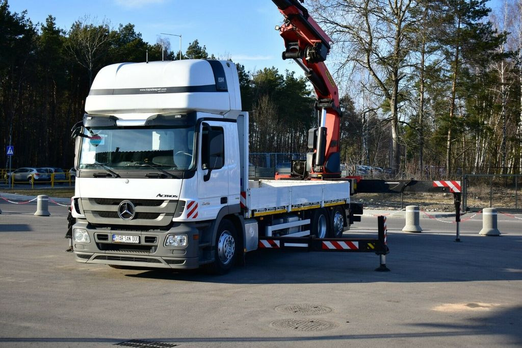 Автоманипулятор, Грузовик бортовой/ Платформа Mercedes-Benz Actros 2546 6x2 Palfinger PK 53002 Crane Kran: фото 8