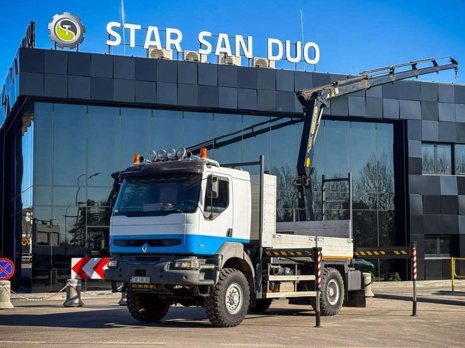 Renault KERAX 270 4x4 PALFINGER PK 16502 CRANE WINCH - Автоманипулятор, Грузовик бортовой/ Платформа: фото 1 Renault KERAX 270 4x4 PALFINGER PK 16502 CRANE WINCH - Автоманипулятор, Грузовик бортовой/ Платформа: фото 1