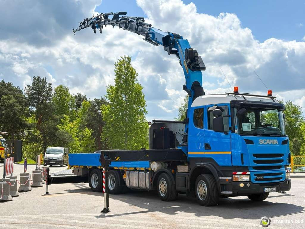 Scania R440 8x4 Palfinger PK50002 FLY JIB Crane Winch - Автоманипулятор: фото 1 Scania R440 8x4 Palfinger PK50002 FLY JIB Crane Winch - Автоманипулятор: фото 1