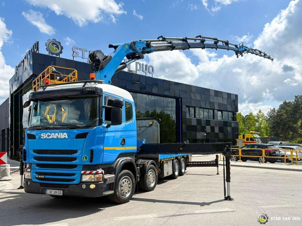 Scania R440 8x4 Palfinger PK50002 FLY JIB Crane Winch - Автоманипулятор: фото 1 Scania R440 8x4 Palfinger PK50002 FLY JIB Crane Winch - Автоманипулятор: фото 1