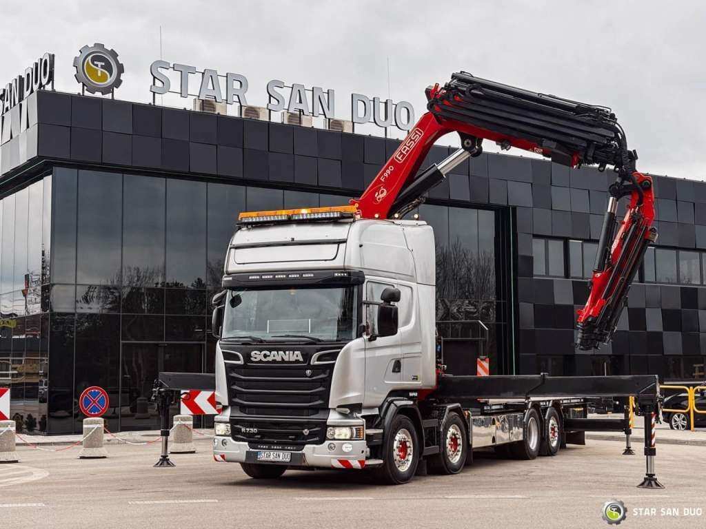 Scania R730 8x2 Fassi F990 Fly Jib 30m Crane Euro 6 - Автоманипулятор: фото 2 Scania R730 8x2 Fassi F990 Fly Jib 30m Crane Euro 6 - Автоманипулятор: фото 2