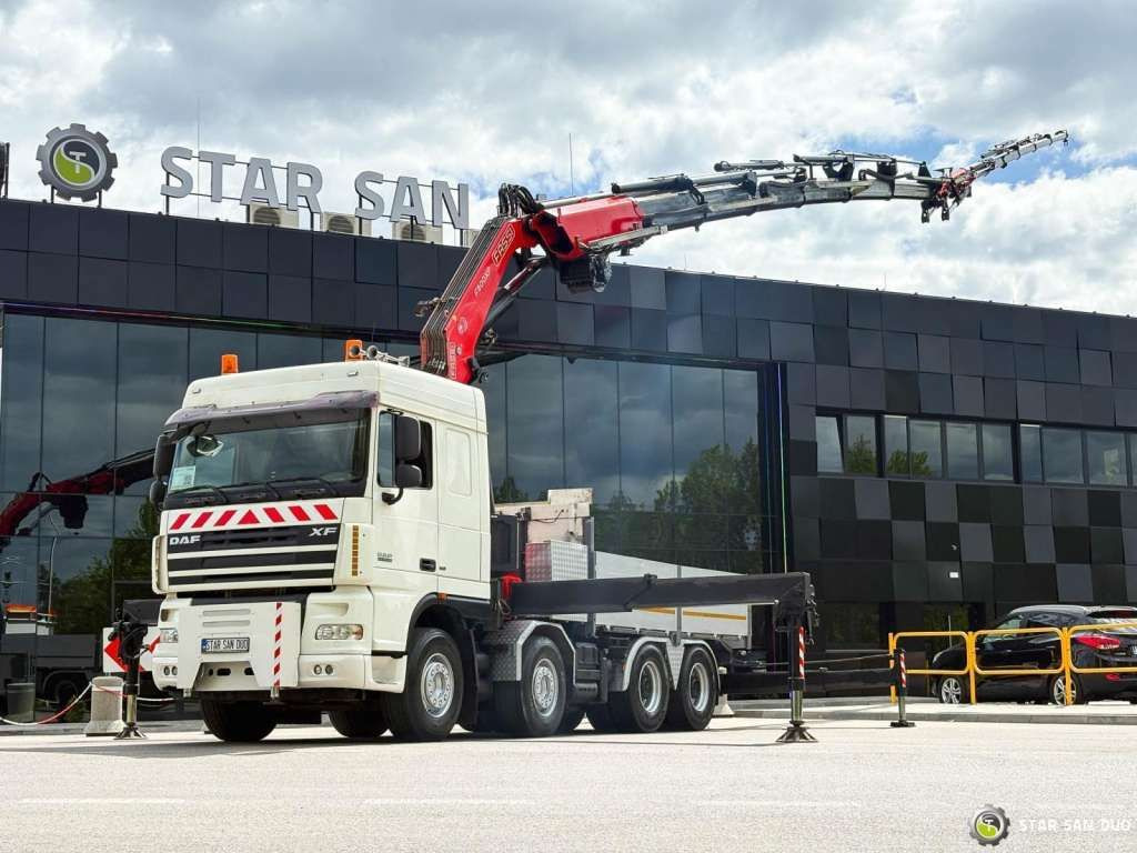 Тягач DAF  XF 105.510 8x4 FASSI F800 XP Crane Fifth wheel: фото 12