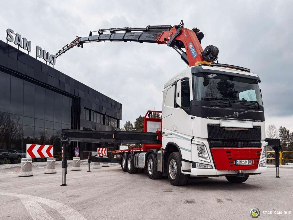 Volvo FH 550 8x2 HMF 8520 FLY JIB Winch Crane Euro 6 - Автоманипулятор: фото 3 Volvo FH 550 8x2 HMF 8520 FLY JIB Winch Crane Euro 6 - Автоманипулятор: фото 3