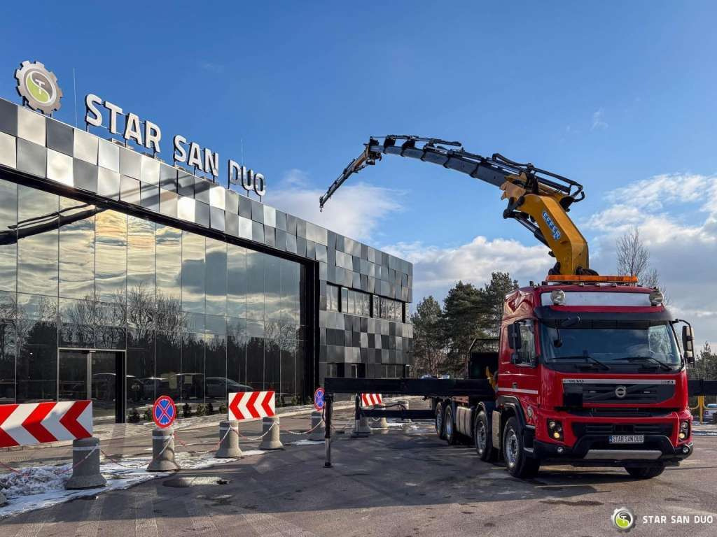 Автоманипулятор, Грузовик бортовой/ Платформа Volvo  FMX 500 8x2 Effer 585 Fly Jib Winch Crane Kran Volvo  FMX 500 8x2 Effer 585 Fly Jib Winch Crane Kran: фото 7