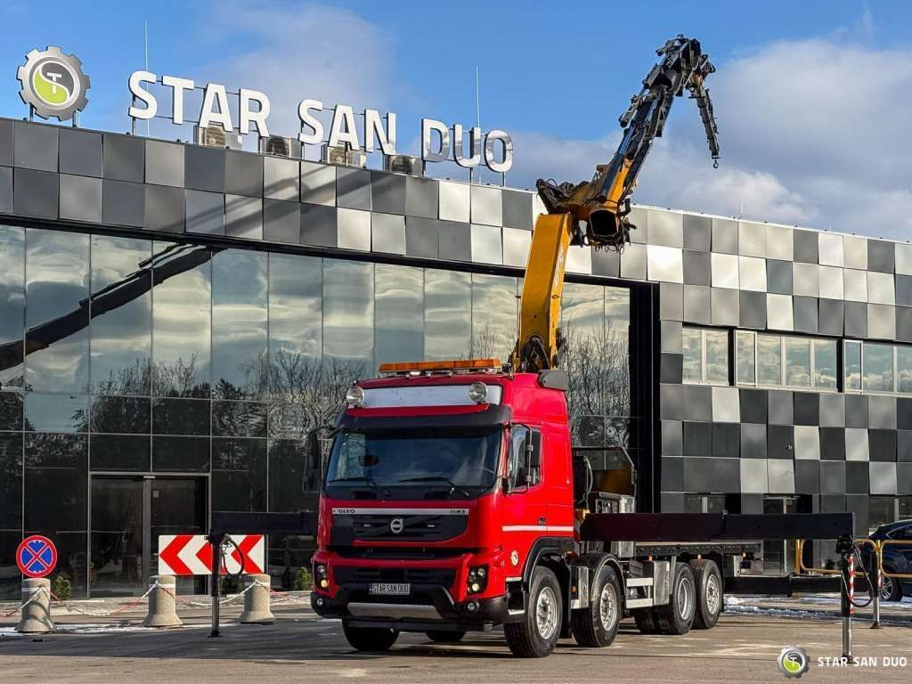 Автоманипулятор, Грузовик бортовой/ Платформа Volvo  FMX 500 8x2 Effer 585 Fly Jib Winch Crane Kran Volvo  FMX 500 8x2 Effer 585 Fly Jib Winch Crane Kran: фото 6