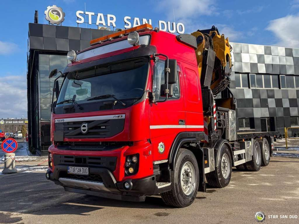 Автоманипулятор, Грузовик бортовой/ Платформа Volvo  FMX 500 8x2 Effer 585 Fly Jib Winch Crane Kran Volvo  FMX 500 8x2 Effer 585 Fly Jib Winch Crane Kran: фото 14
