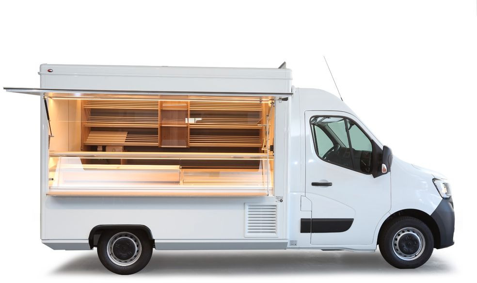 Новый Торговый грузовик, Лёгкий коммерческий автомобиль Renault Verkaufsfahrzeug Borco Höhns: фото 1