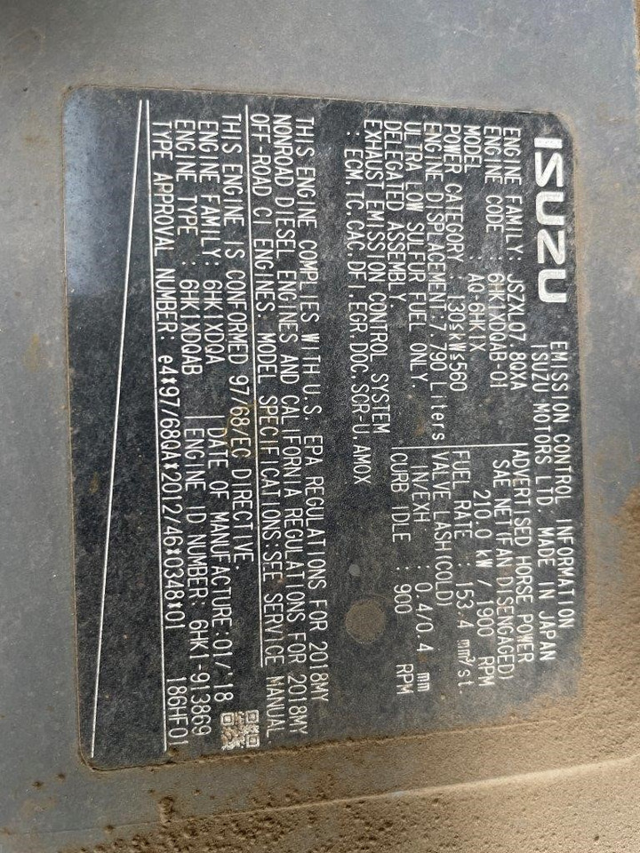 Гусеничный экскаватор HITACHI ZX350 LCN - 6: фото 15