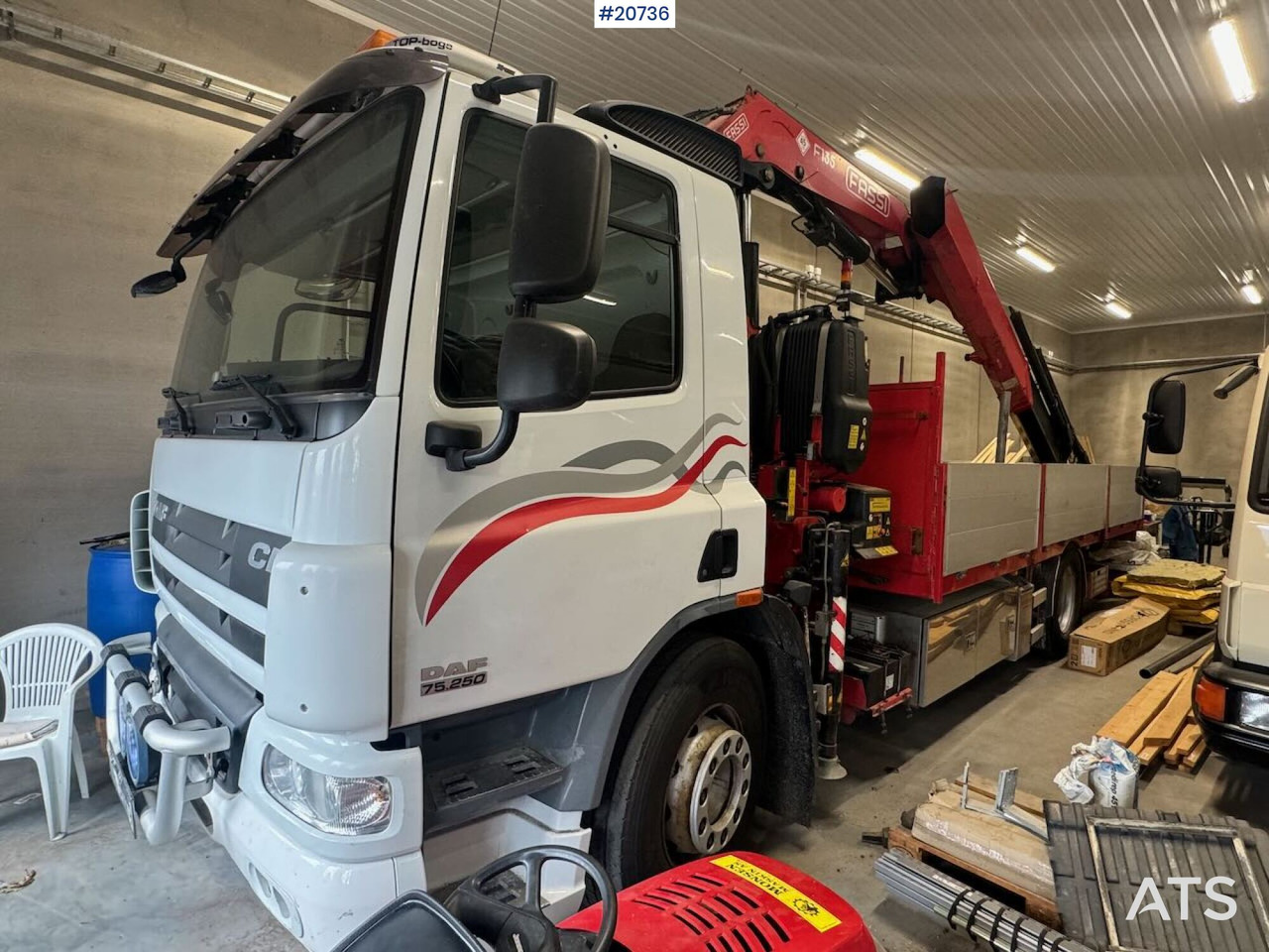 DAF CF75.250 - Автоманипулятор, Грузовик бортовой/ Платформа: фото 1 DAF CF75.250 - Автоманипулятор, Грузовик бортовой/ Платформа: фото 1