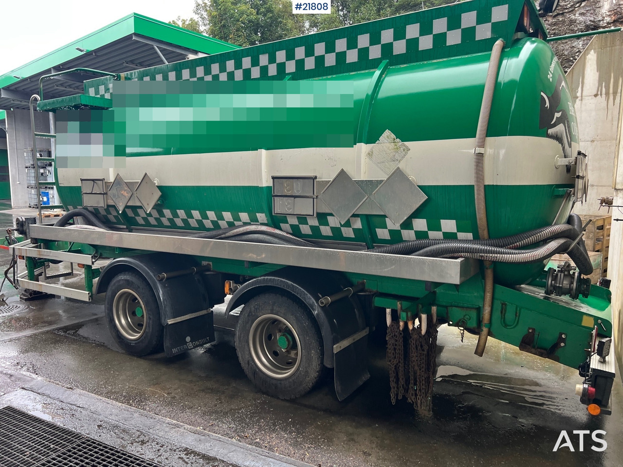 Jyki 2002 jyki ts2-15cr 2 akslet tankhenger rep.objekt - Прицеп-цистерна: фото 2 Jyki 2002 jyki ts2-15cr 2 akslet tankhenger rep.objekt - Прицеп-цистерна: фото 2