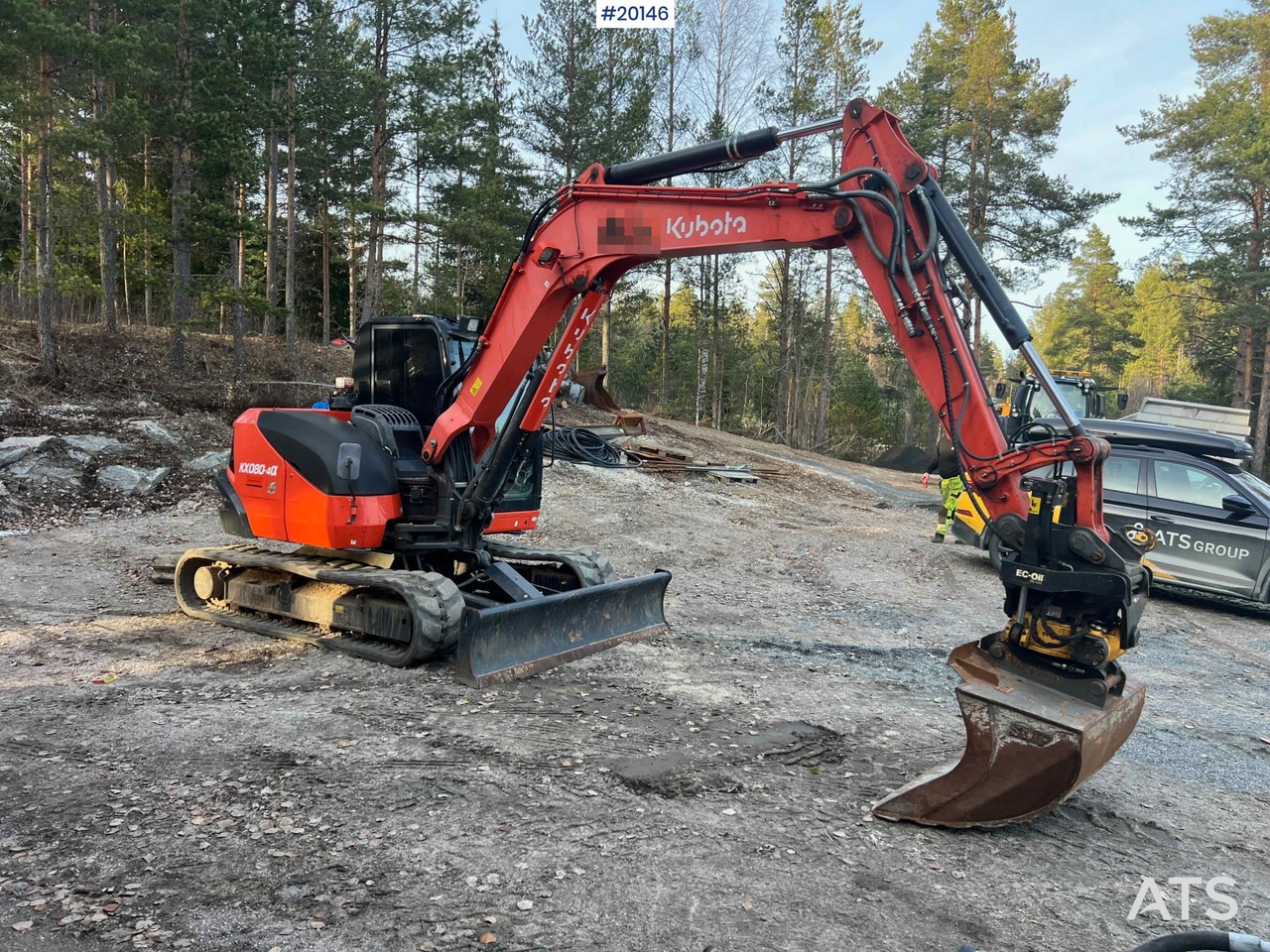 Экскаватор Kubota KX080-4: фото 9