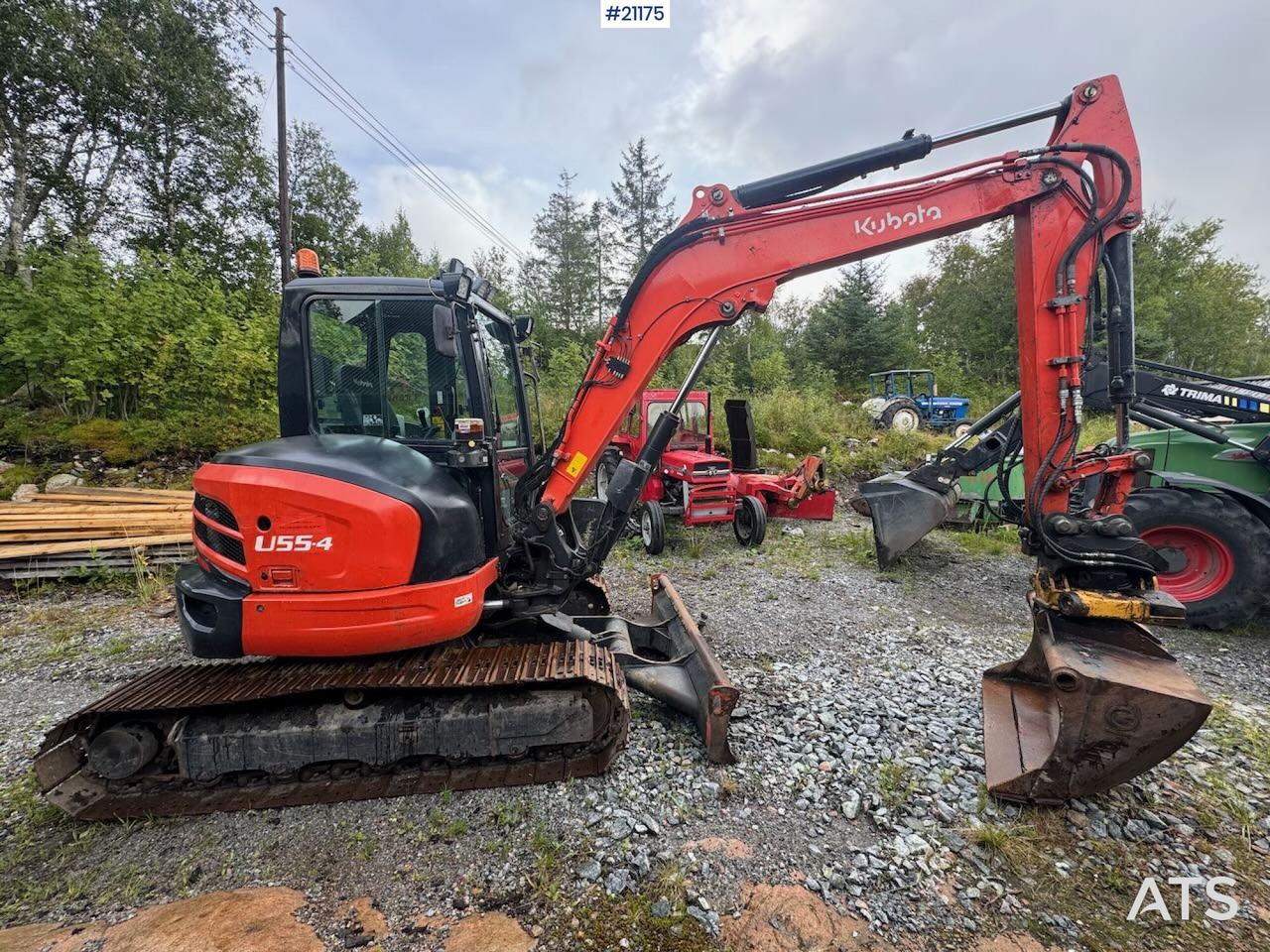 Kubota U 55-4 - Мини-экскаватор: фото 4 Kubota U 55-4 - Мини-экскаватор: фото 4