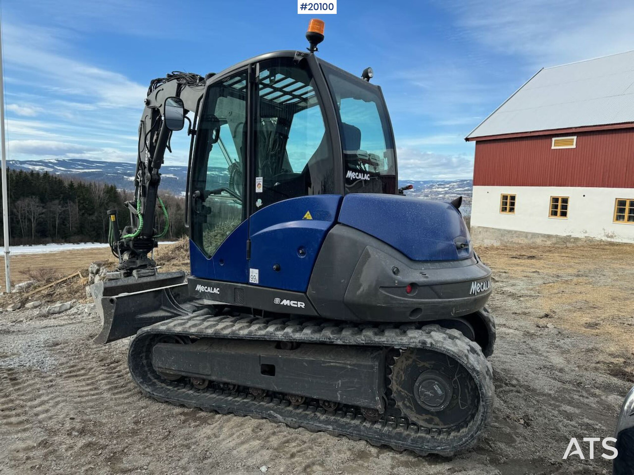 Mecalac 8 MCR-T4 - Мини-экскаватор: фото 3 Mecalac 8 MCR-T4 - Мини-экскаватор: фото 3