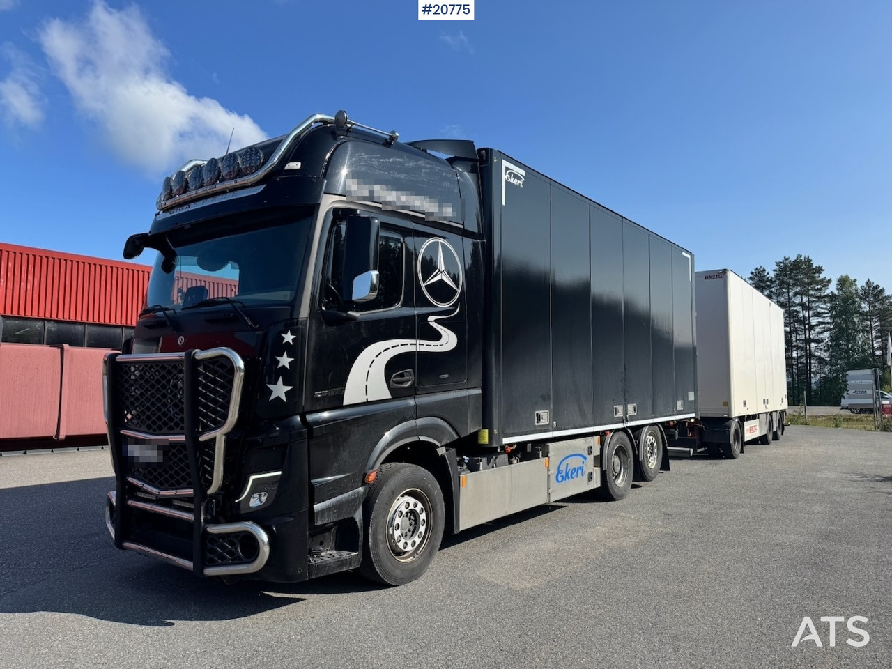Mercedes Actros - Грузовик с закрытым кузовом: фото 1 Mercedes Actros - Грузовик с закрытым кузовом: фото 1