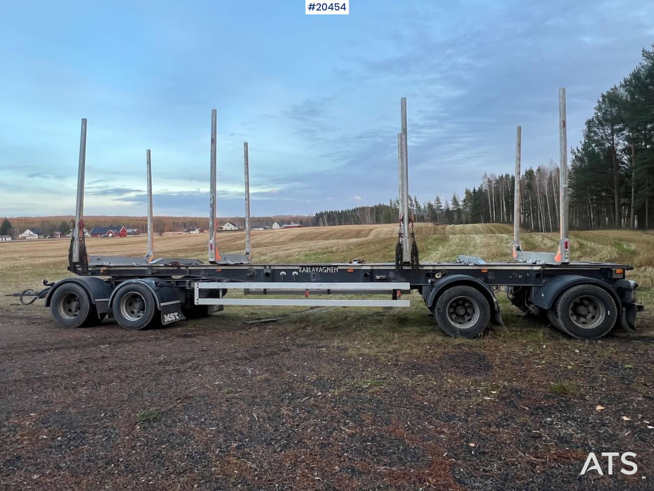 Mjølby Mjøby Tømmerhenger - Прицеп лесовоз: фото 3 Mjølby Mjøby Tømmerhenger - Прицеп лесовоз: фото 3