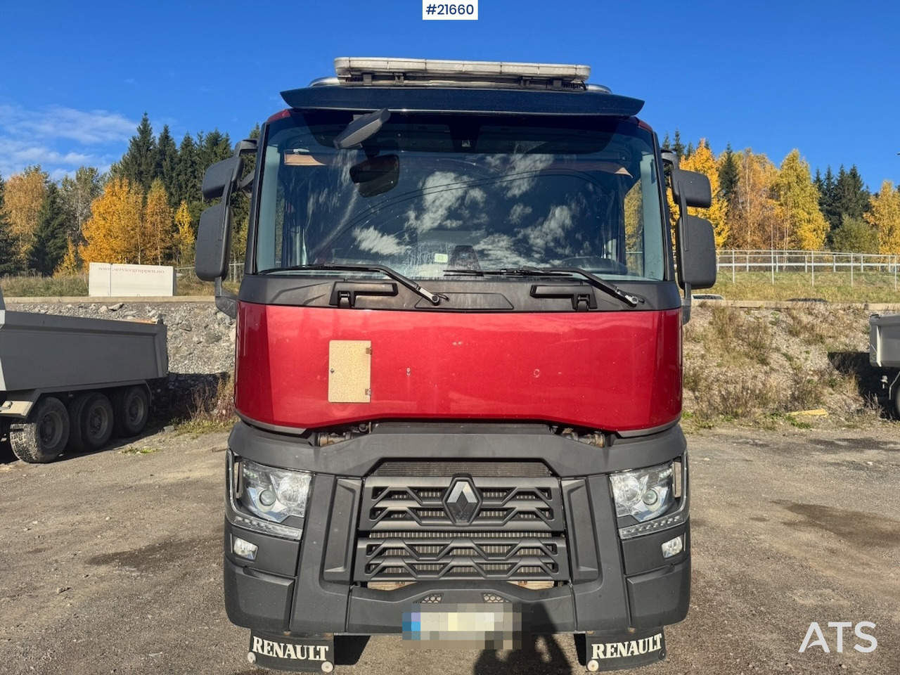 Автоманипулятор Renault Renault T380 6x2 Kranbil m/ 19 t/m Palfinger: фото 9