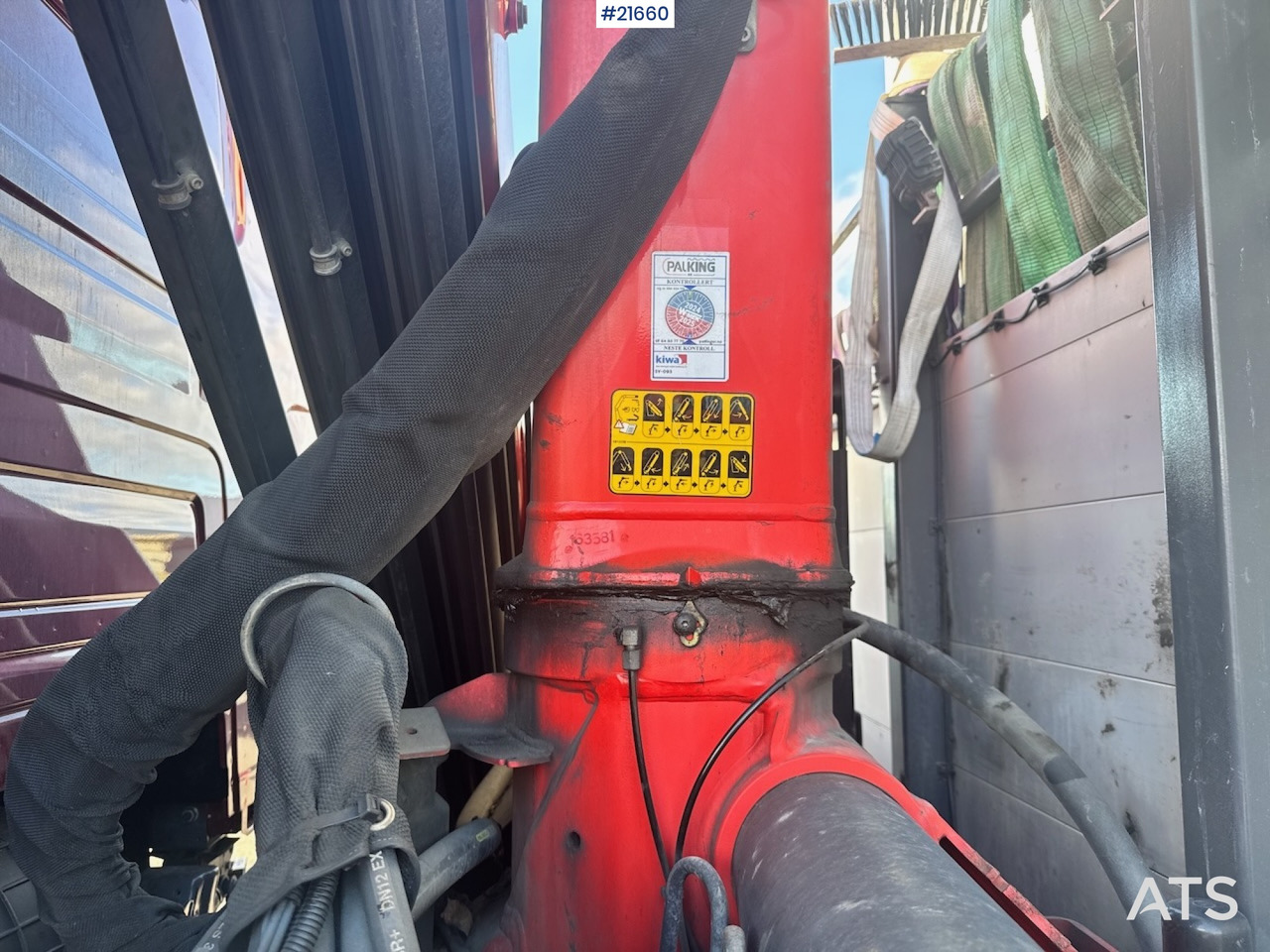 Автоманипулятор Renault Renault T380 6x2 Kranbil m/ 19 t/m Palfinger: фото 17