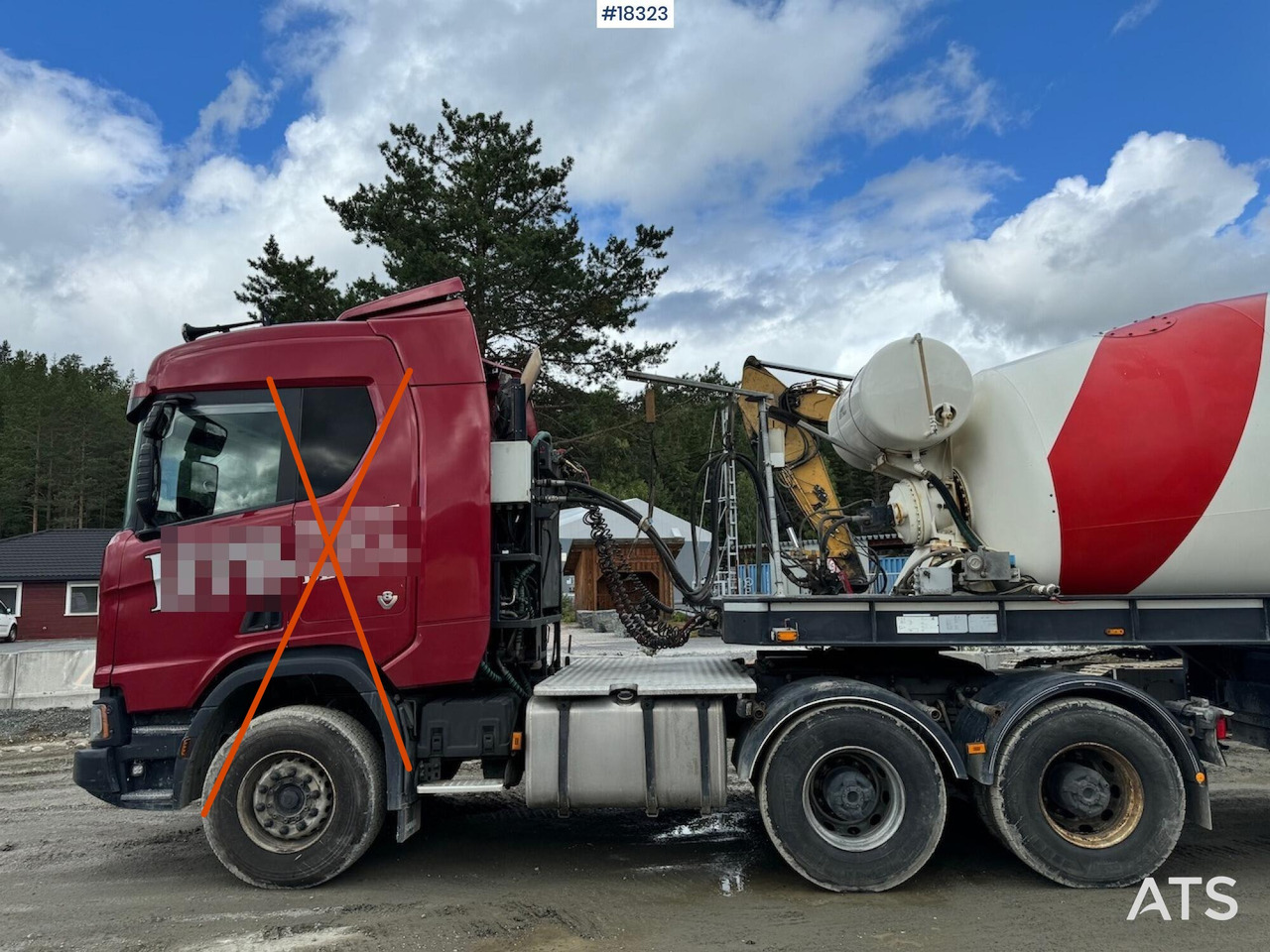 Scania R580 - Автобетоносмеситель: фото 3 Scania R580 - Автобетоносмеситель: фото 3