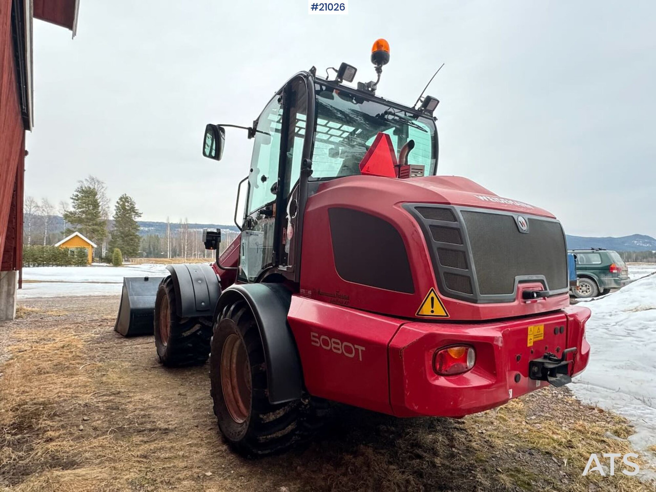 Телескопический фронтальный погрузчик Weidemann 5080T: фото 9
