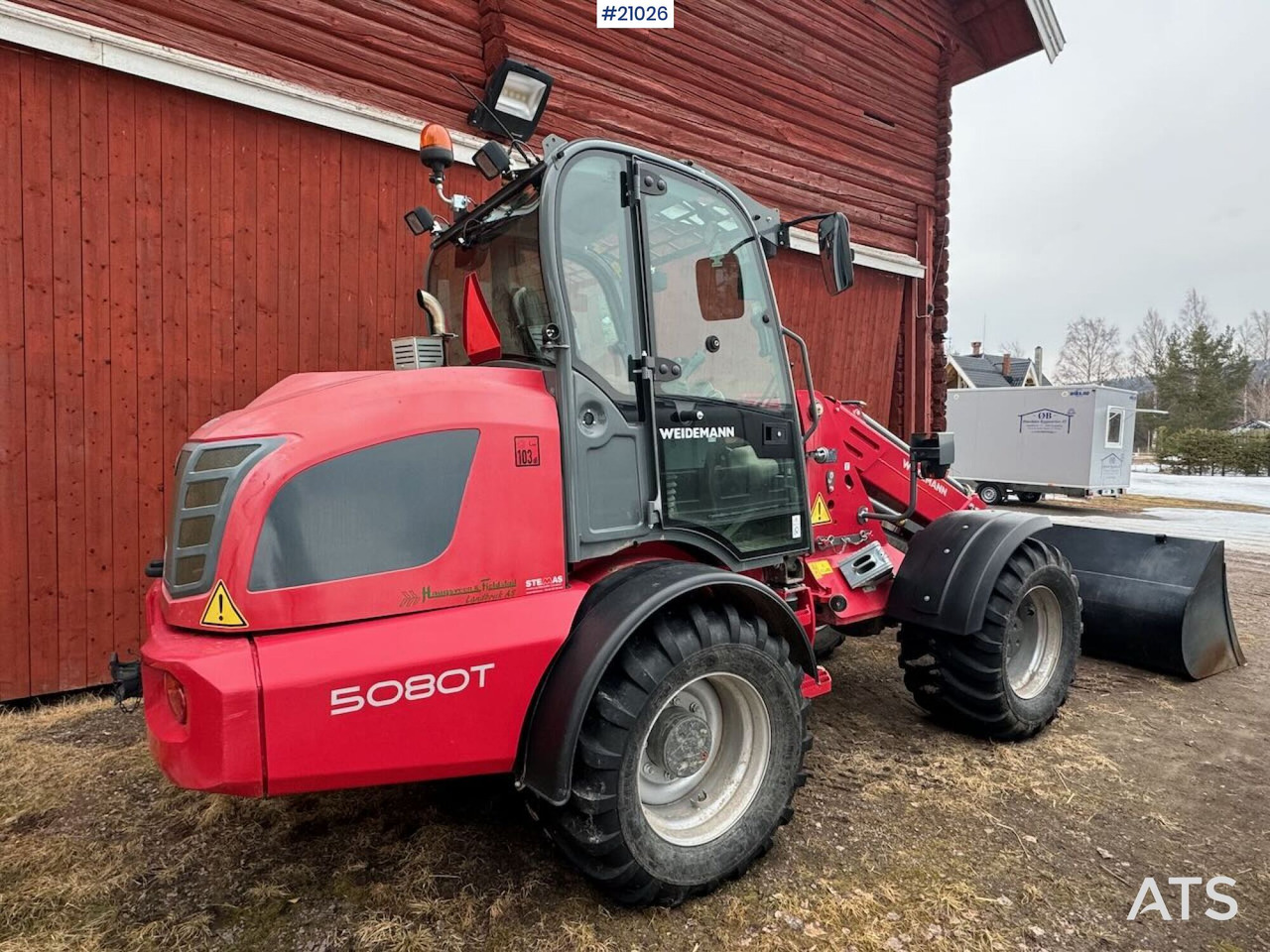 Телескопический фронтальный погрузчик Weidemann 5080T: фото 8