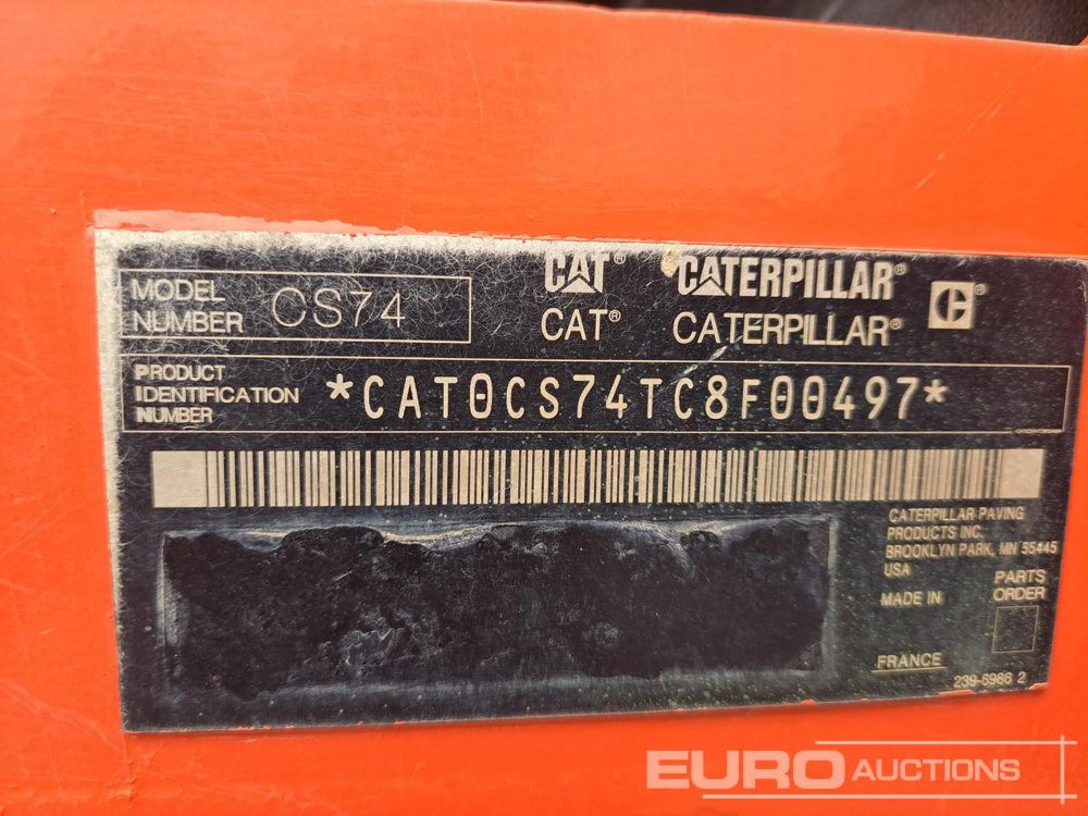 2011 CAT CS74 - Каток: фото 3 2011 CAT CS74 - Каток: фото 3