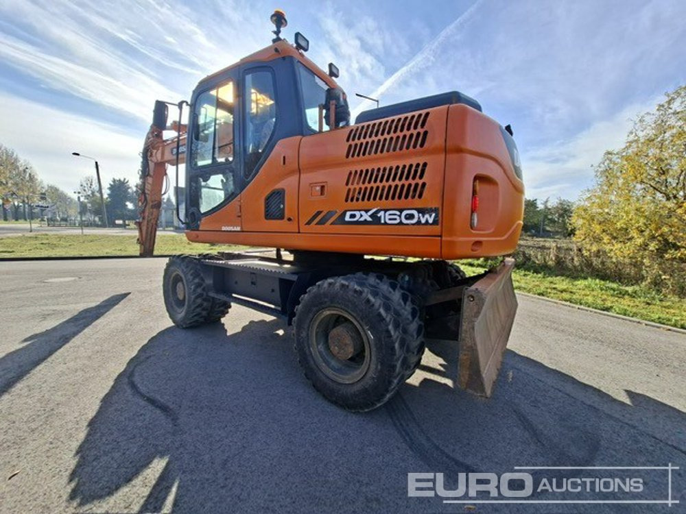 2013 Doosan DX160W-3 - Колёсный экскаватор: фото 2 2013 Doosan DX160W-3 - Колёсный экскаватор: фото 2