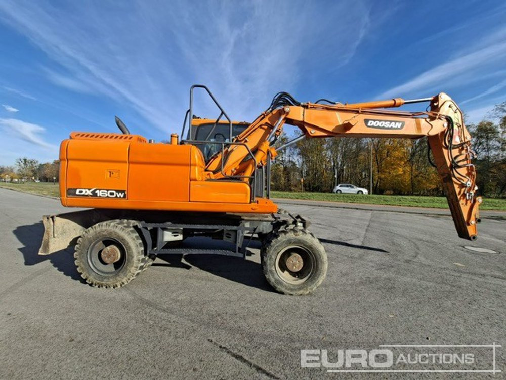 2013 Doosan DX160W-3 - Колёсный экскаватор: фото 5 2013 Doosan DX160W-3 - Колёсный экскаватор: фото 5