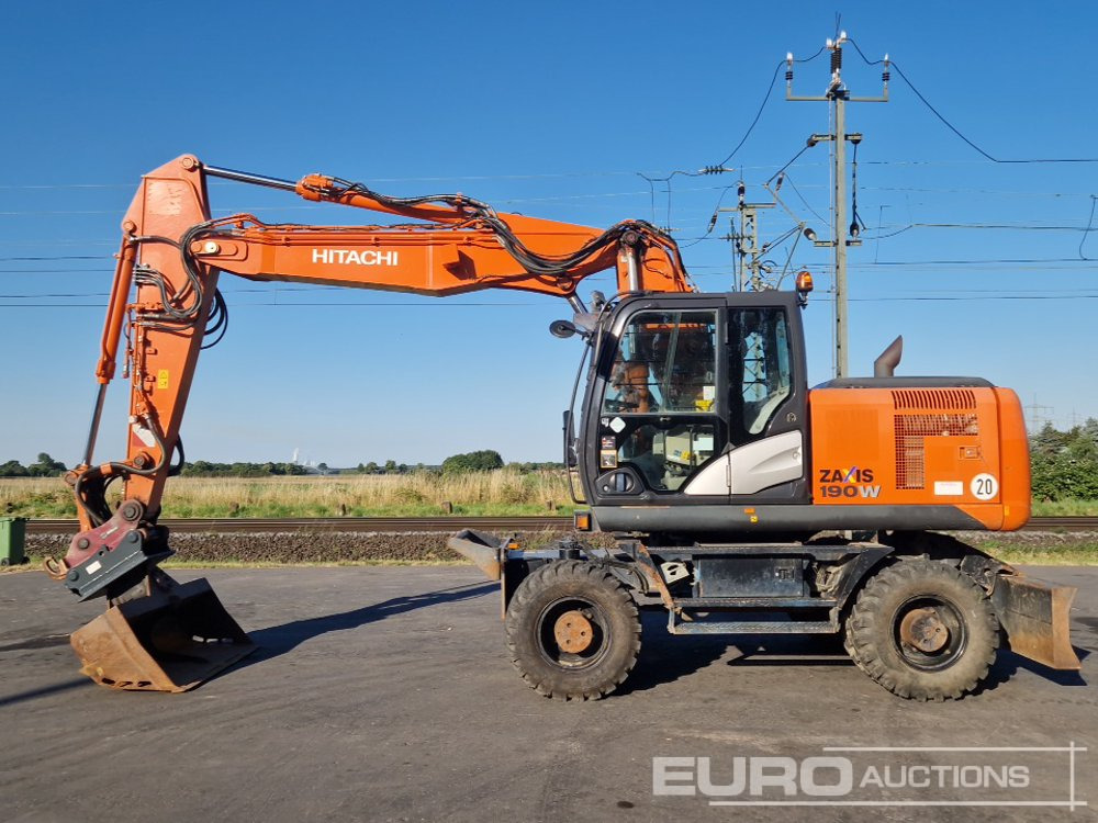 2015 Hitachi ZX190W-5B - Колёсный экскаватор: фото 2 2015 Hitachi ZX190W-5B - Колёсный экскаватор: фото 2