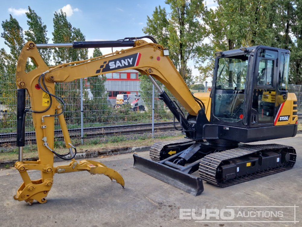 2018 Sany SY55C - Мини-экскаватор: фото 1 2018 Sany SY55C - Мини-экскаватор: фото 1