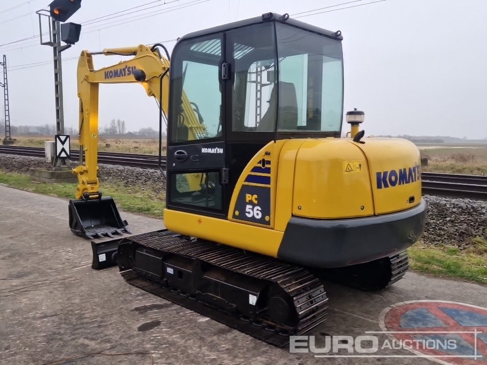 Komatsu PC56-7 - Мини-экскаватор: фото 3 Komatsu PC56-7 - Мини-экскаватор: фото 3